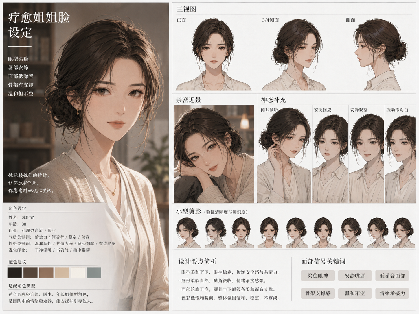 Soft Healing Character Face