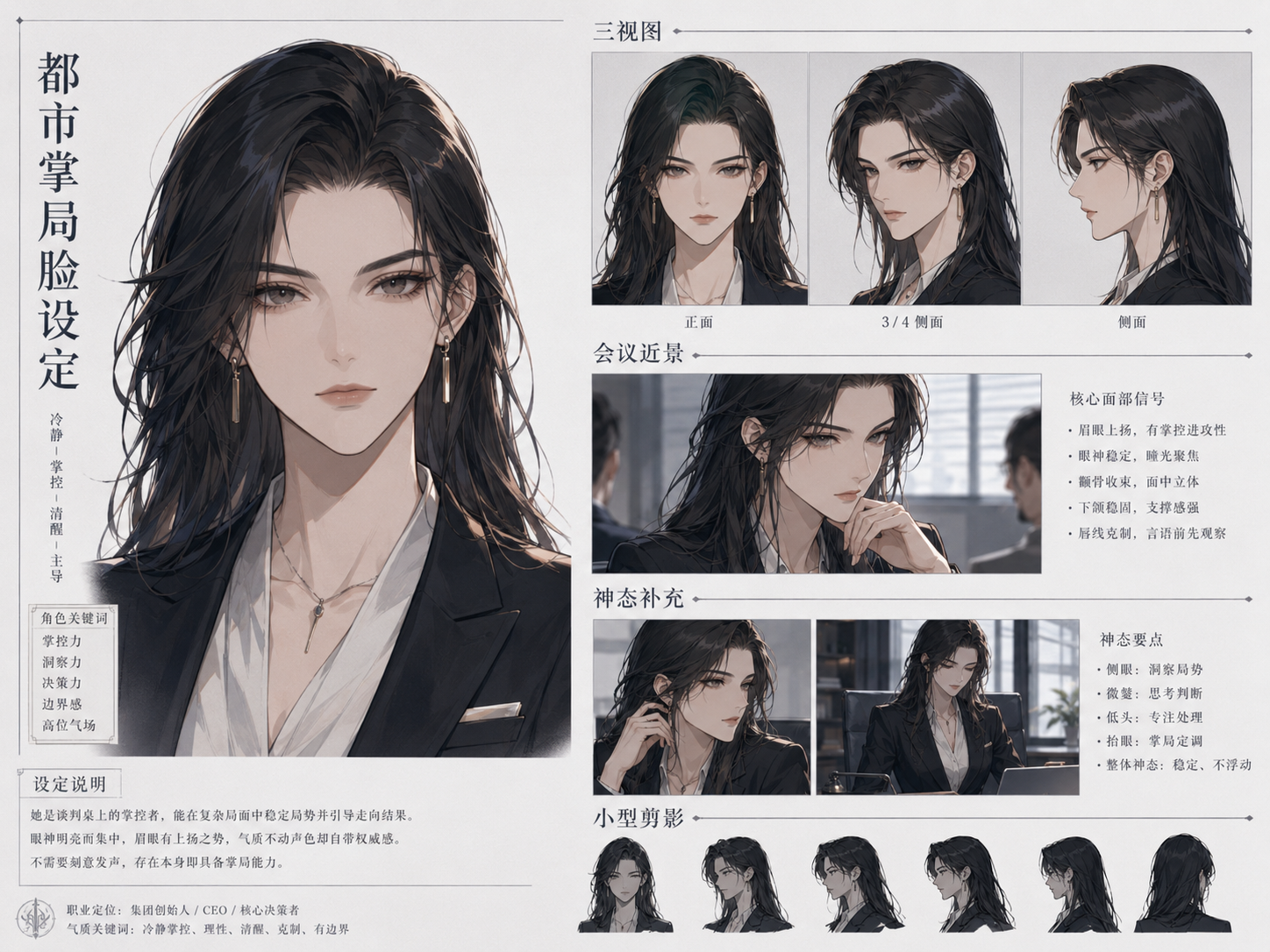 Urban Executive Character Face