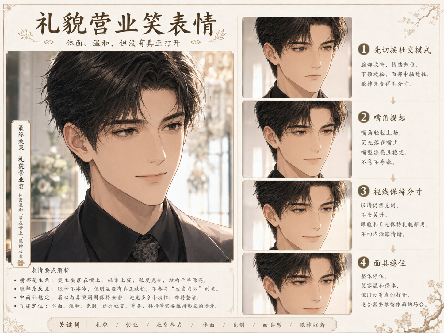 Polite Public Smile Expression