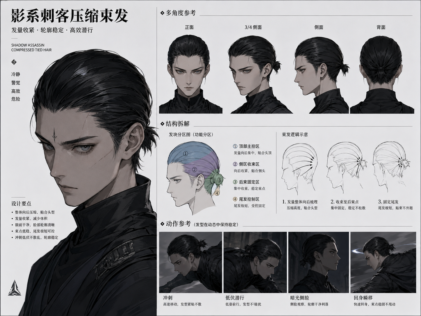 Shadow Assassin Compressed Pony Hair