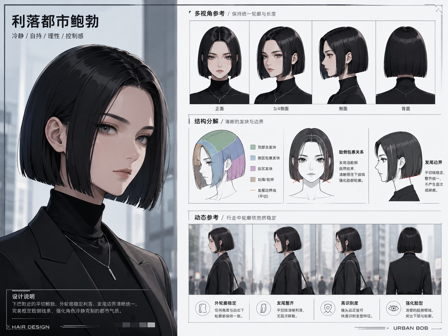 Sleek City Bob Hair